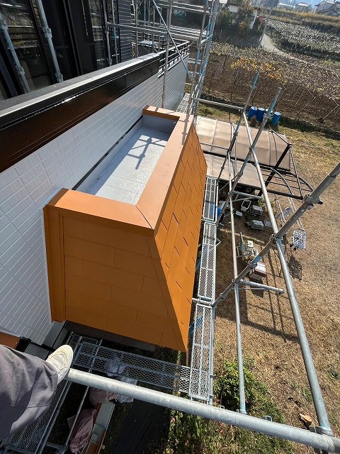 甲州市　屋根カバー工法